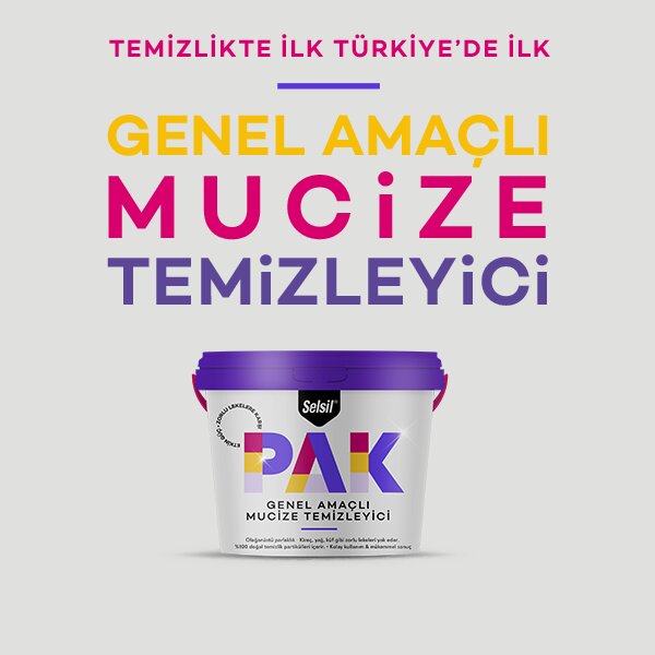 SELSİL PAK GENEL AMAÇLI MUCİZE TEMİZLEYİCİ KREM 500GR.